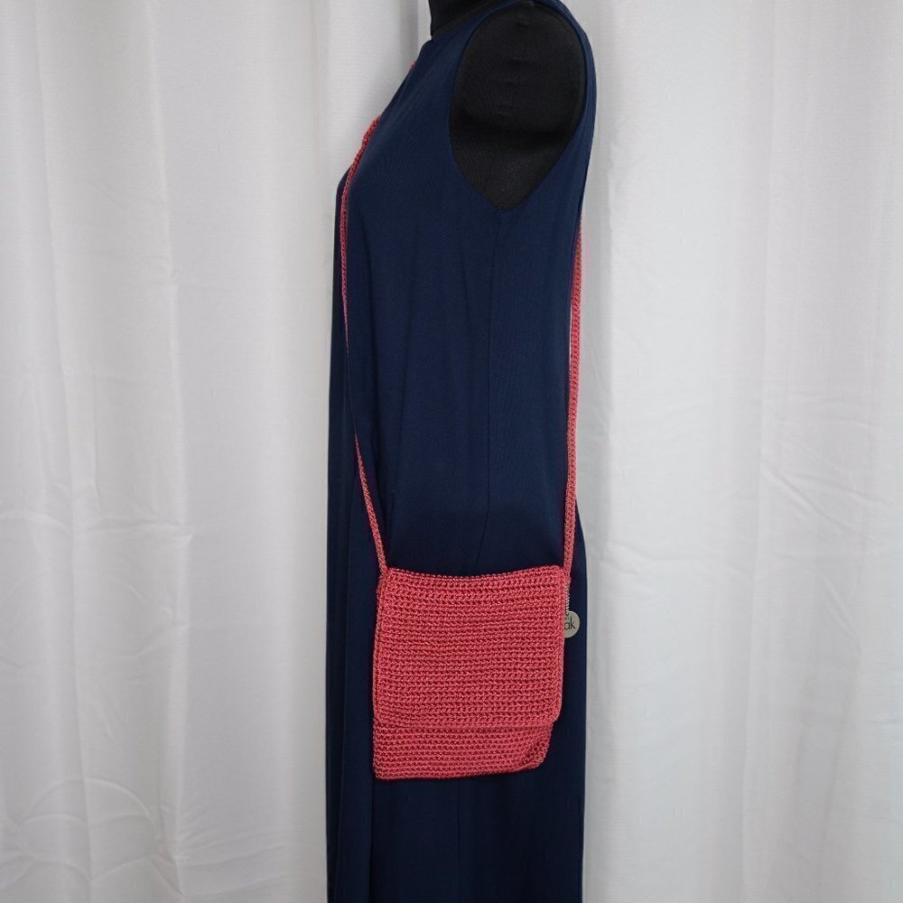 Woven Crochet Pink The Sak Crossbody Purse